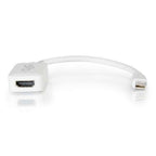 C2G 54314 video cable adapter 7.87" (0.2 m) Mini DisplayPort HDMI White