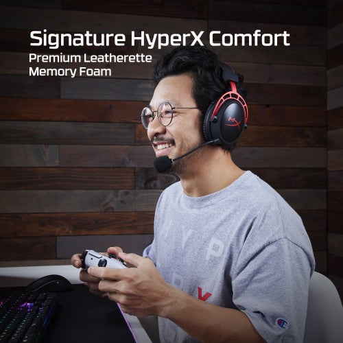 HyperX Cloud Alpha - Wireless Gaming Headset (Black-Red)