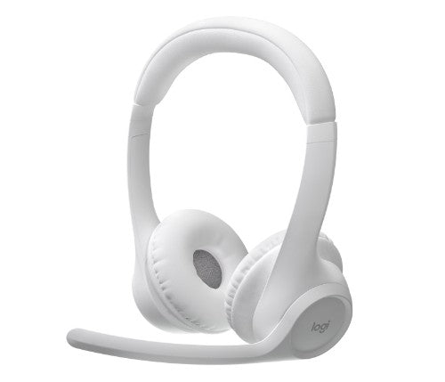 Logitech 981-001416 headphones/headset Wireless Head-band Office/Call center Bluetooth White
