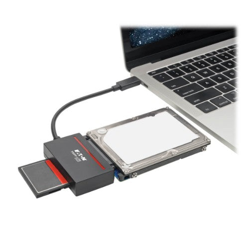 Tripp Lite U438-CF-SATA-5G card reader USB 3.2 Gen 1 (3.1 Gen 1) Type-C Black