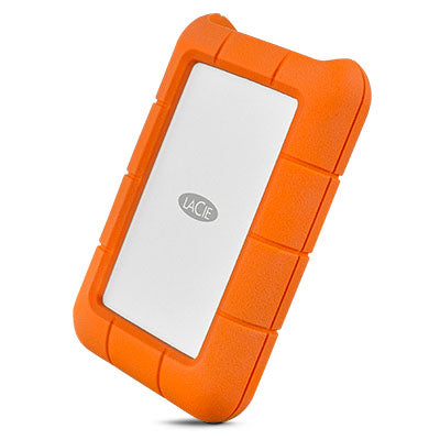 LaCie Rugged USB-C external hard drive 1 TB Orange