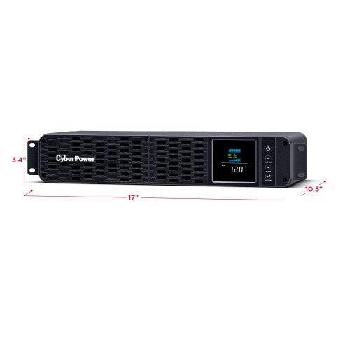 CyberPower CP1500PFCRM2U uninterruptible power supply (UPS) Line-Interactive 1.5 kVA 1000 W 8 AC outlet(s)