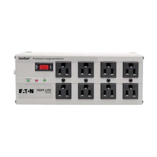 Tripp Lite ISOBAR825ULTRA surge protector White 8 AC outlet(s) 120 V 295.3" (7.5 m)