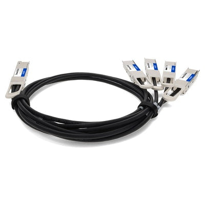 AddOn Networks DAC-Q56DD-4Q56-1M-AO InfiniBand/fibre optic cable 39.4" (1 m) 4xQSFP56 QSFP-DD Black, Silver