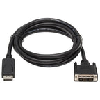 Tripp Lite P581-006 video cable adapter 72" (1.83 m) DisplayPort DVI-D Black, White