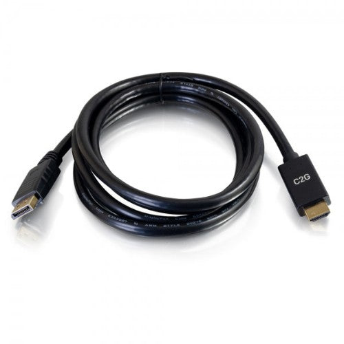 C2G 54434 video cable adapter 120" (3.05 m) DisplayPort HDMI Black
