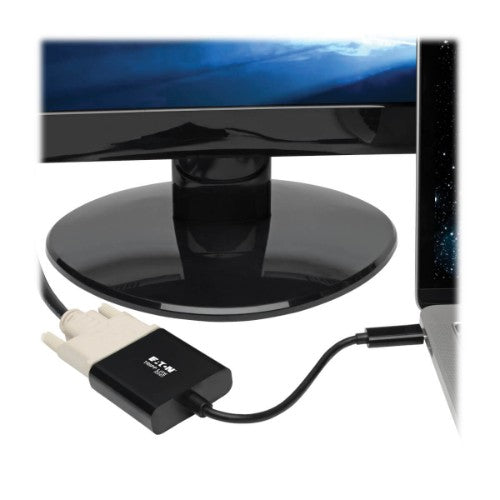 Tripp Lite U444-06N-DVIBAM video cable adapter 5.91" (0.15 m) USB Type-C DVI-D Black