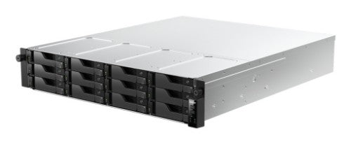 Asustor LOCKERSTOR 12R Pro Gen2 NAS Desktop AMD Ryzen™ 7 7745 16 GB DDR5 0 TB Black, Steel