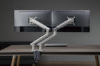 Amer Mounts HYDRA2A monitor mount / stand 32" Gray, White Desk