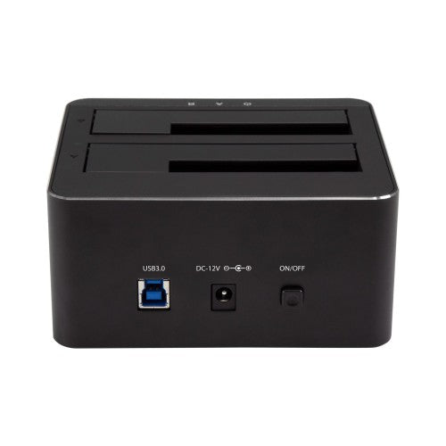 StarTech.com SDOCK2U33V storage drive docking station USB 3.2 Gen 1 (3.1 Gen 1) Type-B Black