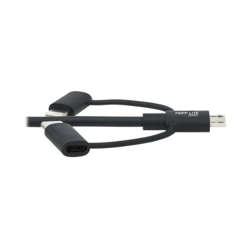 Tripp Lite M101-006-LMC-BK USB cable USB 2.0 72" (1.83 m) USB A Micro-USB B Black