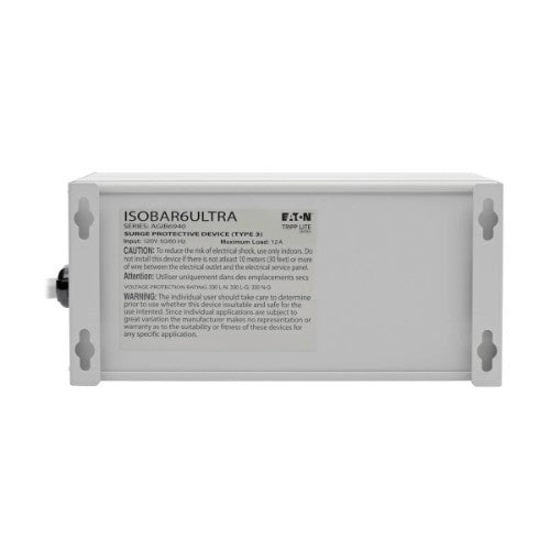 Tripp Lite ISOBAR6ULTRA surge protector Light grey 6 AC outlet(s) 110 - 125 V 72" (1.83 m)