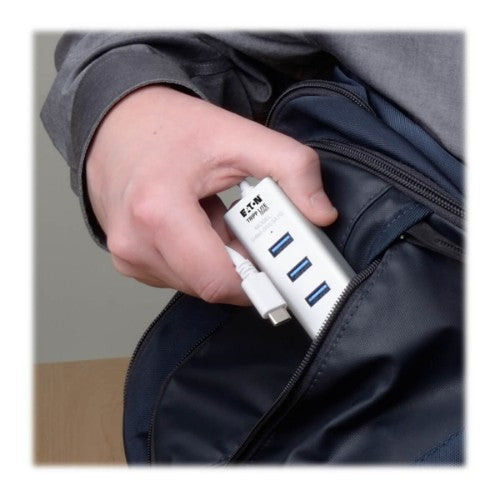 Tripp Lite U460-003-3A1G laptop dock/port replicator USB 3.2 Gen 1 (3.1 Gen 1) Type-C Silver