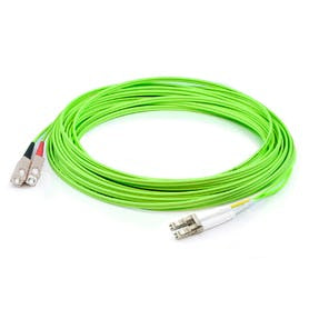 AddOn Networks ADD-SC-LC-6M5OM5 InfiniBand/fibre optic cable 236.2" (6 m) OFNR Green