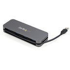 StarTech.com HB30AM4AB interface hub USB 3.2 Gen 1 (3.1 Gen 1) Type-A 5000 Mbit/s Black, Gray
