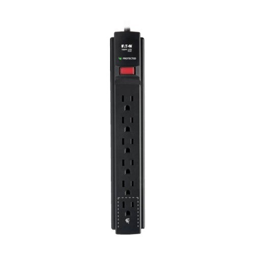 Tripp Lite TLP615B surge protector Black 6 AC outlet(s) 120 V 177.2" (4.5 m)