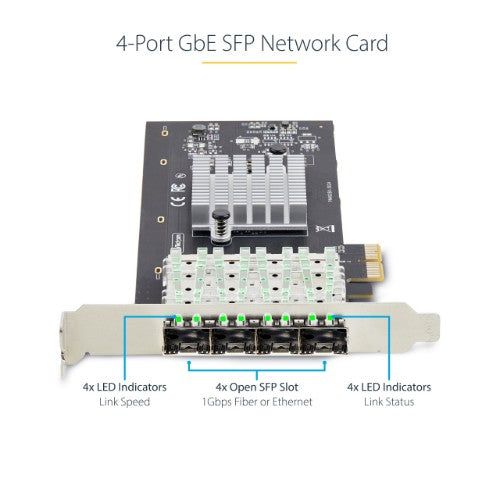 StarTech.com P041GI-NETWORK-CARD network card Internal Fiber 1000 Mbit/s
