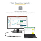 StarTech.com CDP2VGAEC USB graphics adapter 1920 x 1200 pixels White