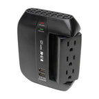 Tripp Lite SWIVEL6USB surge protector Black 6 AC outlet(s) 110 - 125 V