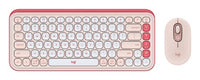 Logitech 920-013105 keyboard Mouse included Universal Bluetooth QWERTY English Rose