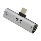 Tripp Lite U437-001-C-V2 cable gender changer USB Type-C 3.5mm + USB Type-C Silver