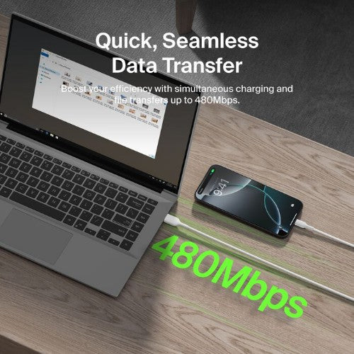 Belkin CAB021FQ1MWH USB cable 39.4" (1 m) USB A USB C White