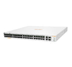 HPE Aruba Networking Instant On 1960 48G 40p Class4 8p Class6 PoE 2XGT 2SFP+ 600W Managed L2+ Gigabit Ethernet (10/100/1000) Power over Ethernet (PoE) 1U White