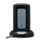 Tripp Lite TLP606UCTOWER surge protector Black, Gray 6 AC outlet(s) 120 V 96.1" (2.44 m)