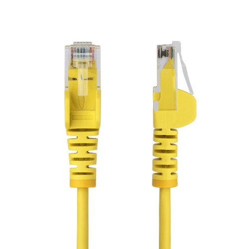 StarTech.com N6PAT25YLS networking cable Yellow 299.2" (7.6 m) Cat6 U/UTP (UTP)