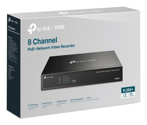 TP-Link VIGI NVR1008H-8P Black