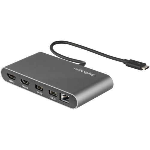 StarTech.com TB3DKM2HDL laptop dock/port replicator Wired Thunderbolt 3 Gray
