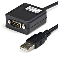 StarTech.com ICUSB422 cable gender changer DB9 M USB-A FM Black