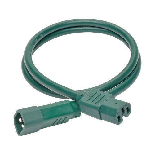 Tripp Lite P018-003-AGN power cable Green 35.4" (0.9 m) C14 coupler C15 coupler
