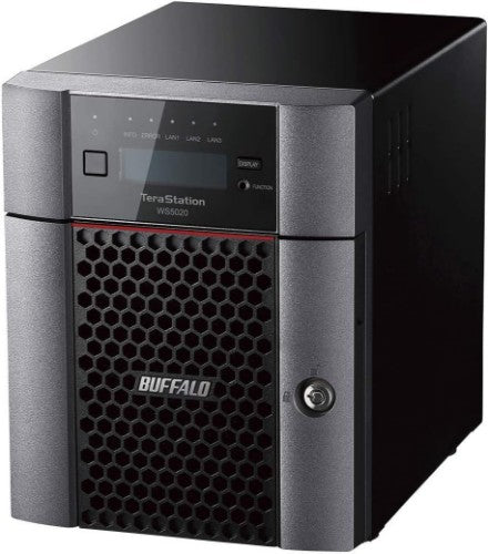 Buffalo TeraStation WS5420DN NAS Desktop Intel Atom® C3338 8 GB DDR4 16 TB HDD Black