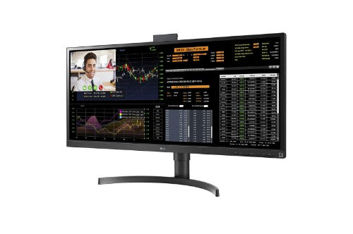 LG 34CN650N-6A All-in-One PC/workstation Intel® Celeron® J4105 34" 2560 x 1080 pixels All-in-One thin client 4 GB DDR4-SDRAM 16 GB eMMC Wi-Fi 5 (802.11ac) Black