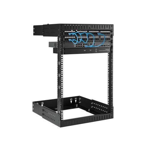 StarTech.com RK15WALLOA rack cabinet 15U Wall mounted rack Black