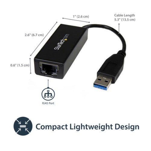 StarTech.com USB31000S network card Ethernet 5000 Mbit/s