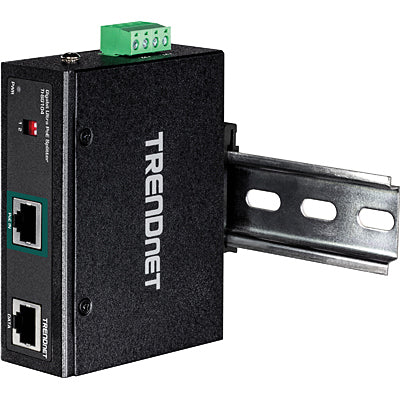 Trendnet TI-SG104 network splitter Power over Ethernet (PoE) Black