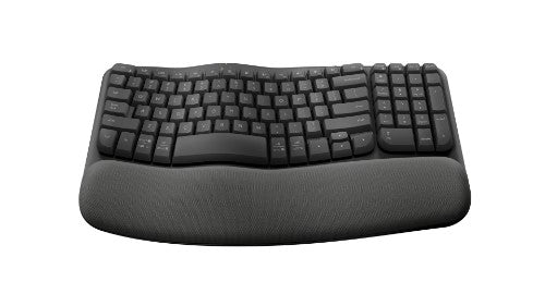 Logitech Wave Keys keyboard Universal RF Wireless + Bluetooth QWERTY English Graphite
