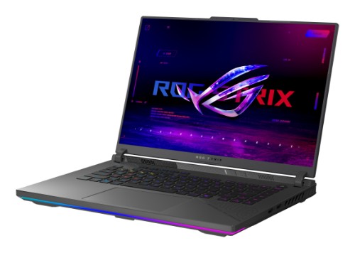 ASUS ROG Strix G16 G614PR-DB96-CA laptop AMD Ryzen™ 9 8940HX 16" WUXGA 32 GB DDR5-SDRAM 1 TB SSD NVIDIA GeForce RTX 5070 Ti Wi-Fi 6E (802.11ax) Windows 11 Home Black, Gray