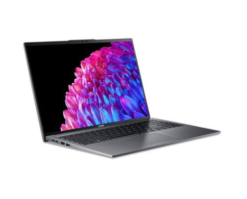 Acer Swift SFG16-72T-57PH Intel Core Ultra 5 125H Laptop 15.6" Touchscreen WUXGA 16 GB LPDDR5x-SDRAM 512 GB SSD Wi-Fi 6E (802.11ax) Windows 11 Home Gray
