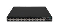 HPE Networking Comware Switch 48 10/100/1000BASE-T 4 10G/1G BASE-X SFP+ 1 Exp 2 Fan Tray 2 PS 5520HI