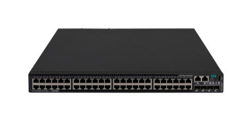HPE Networking Comware Switch 48 10/100/1000BASE-T 4 10G/1G BASE-X SFP+ 1 Exp 2 Fan Tray 2 PS 5520HI