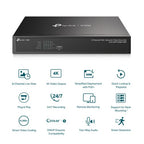 TP-Link VIGI NVR1008H-8MP network video recorder Black