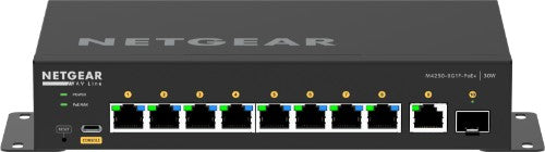 NETGEAR GSM4210PD-100NAS network switch Managed L2/L3 Gigabit Ethernet (10/100/1000) Power over Ethernet (PoE) Black