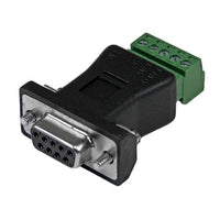 StarTech.com RS422 RS485 Serial DB9 -> Terminal Block Adapter Black