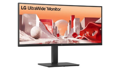 LG 34BA75QE-B computer monitor 34" 3440 x 1440 pixels Wide Quad HD LCD Black