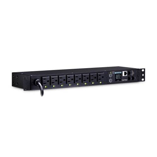 CyberPower PDU41001 power distribution unit (PDU) 8 AC outlet(s) 1U Black