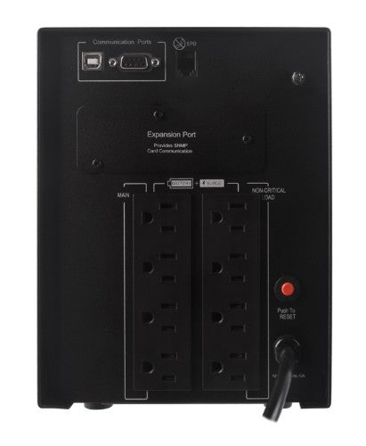 CyberPower PR1500LCD uninterruptible power supply (UPS) Line-Interactive 1.5 kVA 1050 W 8 AC outlet(s)