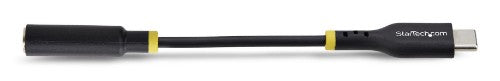 StarTech.com USBCAUDIO2 audio cable 5" (0.127 m) USB Type-C 2.0 3.5 mm Black